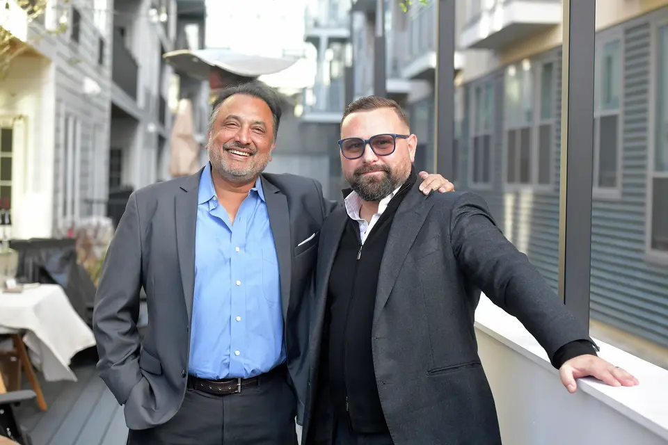 Anuj Gupta and Steve Aivalis together at Bedford Creative
